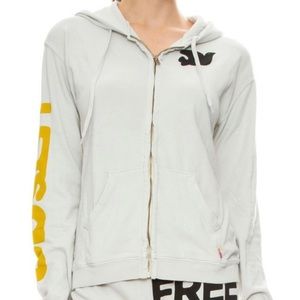 FreeCity zip-up basic goddess hoodie